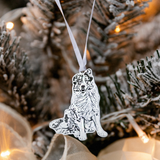 CUSTOM DOG PHOTO ORNAMENT